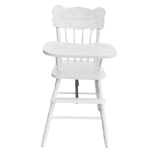 White baby high chair